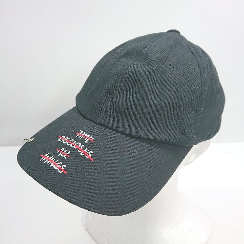 ◇ MACK BARRY マクバリー キャップ ブラック サイズ表記なし レディース E 【中古】