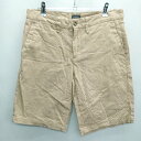 ◇ BUFFALO DAVID BITTON バッファローデビッドビトン ハーフパンツ サイズ30 ベージュ レディース メンズ E 【中古】