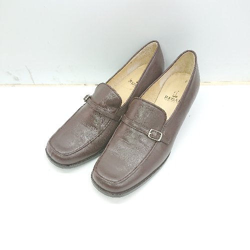 ◇ REGAL ヒールローファー サイズ25 ブラウン レディース E 【中古】 ◇ REGAL ヒールローファー サイズ25 ブラウン レディース E 【中古】