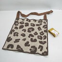 ◇ FOR EARTH LOVERS フォーアースラバーズ 総柄 トートバッグ ベージュ系 レディース E 【中古】