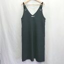 ◇ BREEZE CROSS CLOSET マタニティ マキシ丈 キャミソールワンピース サイズM ブラック レディース E 【中古】