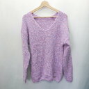 ◇ CEDNIE 長袖 セーター サイズM パープル系 レディース E 【中古】(4)