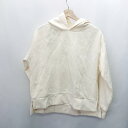 ◇ Ambre Neige アンブルネージュ 長袖 パーカー サイズM アイボリー レディース E 【中古】