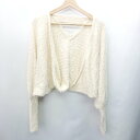 ◇ Heather ヘザー 長袖 ボレロ サイズF アイボリー レディース E 【中古】(4)