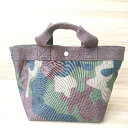 ◇ FUN OUTING ROOTOTE 迷彩柄 ハンドバッグ ブラウン系 メンズ E 【中古】
