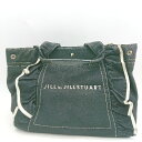 ◇ JILLSTUART ジル スチュアート フリル付き ハンド バッグ ブラック レディース E 【中古】