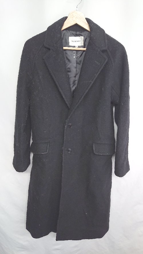 ■ MOUSSY 長袖 コート サイズ1 ブラッ