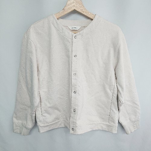 ◇ UNIFY ユニフィ カジュアル 無地 シンプル 長袖 ジャケット サイズ表記なし アイボリー レディース E 【中古】