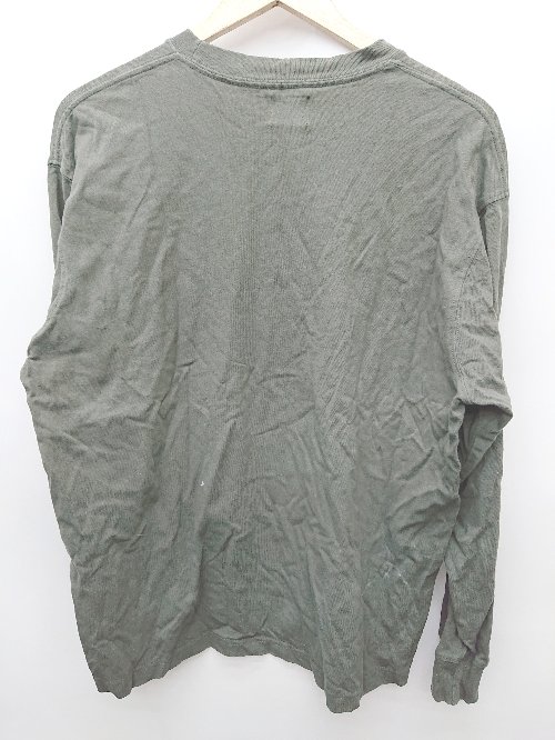 ◇ coen コーエン プリント 長袖 Tシャツ カットソー サイズM グレー系 レディース メンズ P 【中古】