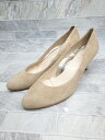 ◇ MODE ET JACOMO carino モード エ ジャコモ カリーノ パンプス ヒール サイズ23.0cm ベージュ レディース P 【中古】