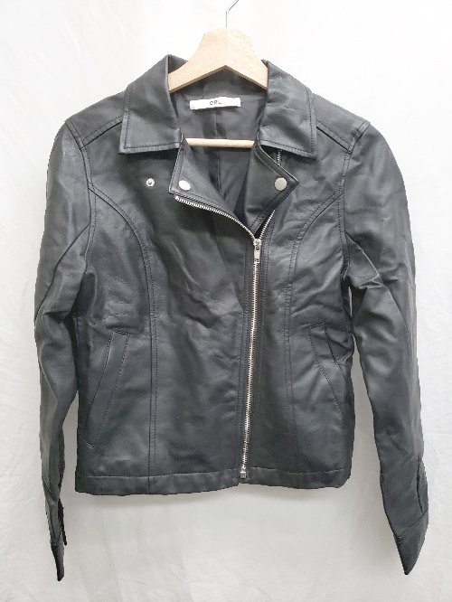 ◇ GRL グレイル FO276 長袖 ライダースジャケット サイズM ブラック レディース P 【中古】