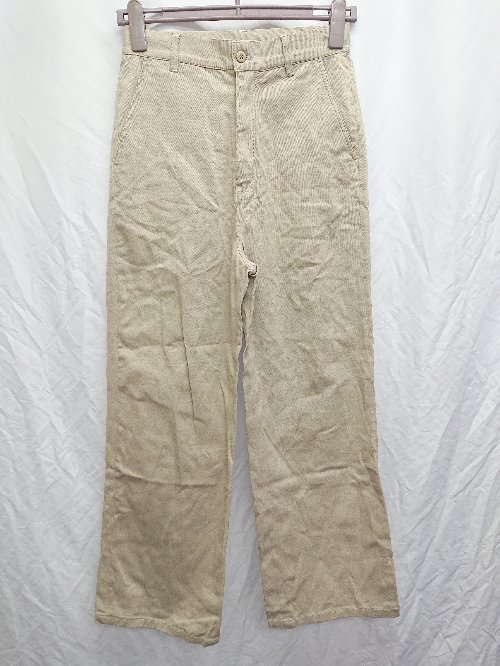 ◇ ⊂ URBAN RESEARCH ROSSO ロッソ シンプル 無地 チノパンツ サイズ38 ベージュ レディース P 【中古】