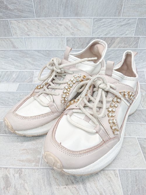 ◇ Lucida ルシーダ スニーカー シューズ サイズ39 ホワイト ピンク レディース P 【中古】