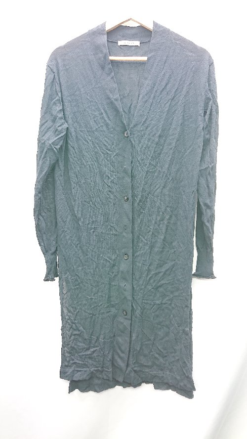 ◇ OFAKIND オフアカインド シアー素材 長袖 ガウン サイズM ブラック系 レディース E 【中古】