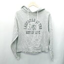 ◇ PEANUTS ピーナッツ 長袖 パーカー サイズF グレー レディース E 【中古】