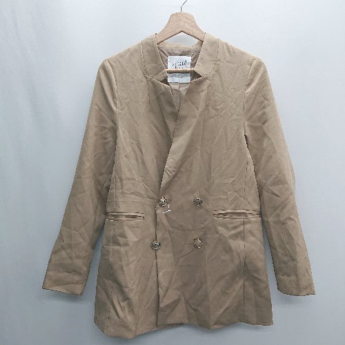 ◇ ap retro アプレトロ 長袖 ジャケット サイズF ベージュ系 レディース E 【中古】