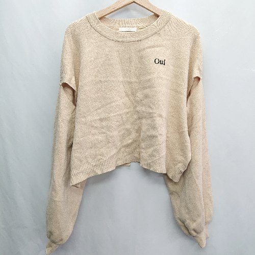 ◇ who's who Chico フーズフーチコ 長袖 セーター サイズF ベージュ レディース E 【中古】 ◇ who's who Chico フーズフーチコ 長袖 セーター サイズF ベージュ レディース E 【中古】