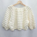 ◇ Kastane カスタネ 七分袖 チュニック サイズF アイボリー レディース E 【中古】