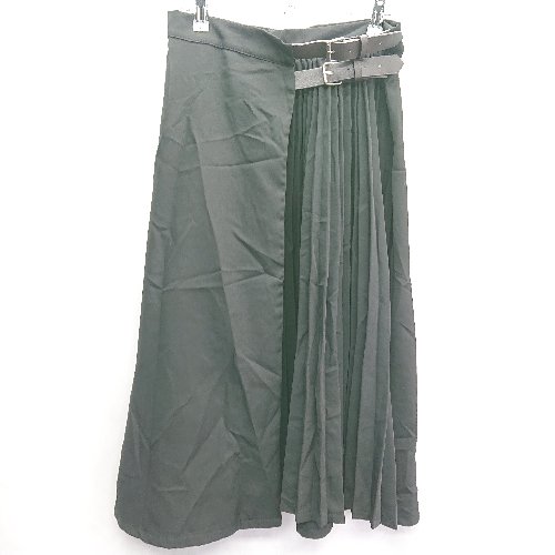 ◇ La-gemme ラジエム ロング丈 巻きスカート スカート サイズM ブラック レディース E 【中古】(4)