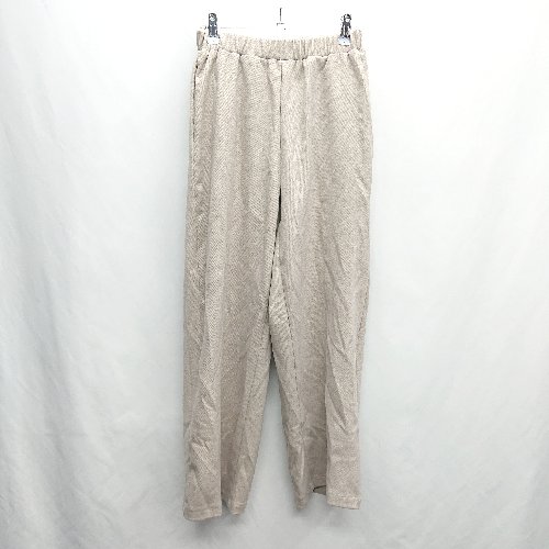 ◇ La-gemme ラジェム ウエストゴム ワイドパンツ サイズM ベージュ系 レディース E 【中古】