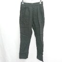 ◇ Bou Jeloud ブージュルード ウエストゴム ストレートパンツ サイズ38 ブラック レディース E 【中古】