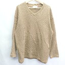 ◇ B:MING by BEAMS ビーミング by ビームス コットン100% 長袖 パーカー サイズM ブラウン レディース E 【中古】