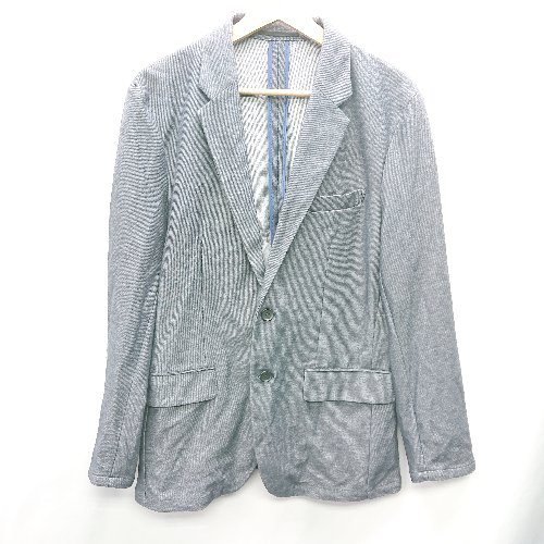 ◇ TOKYO RUN トーキョーラン カジュアル 薄手 オフィス 長袖 テーラードジャケット サイズM グレー系 メンズ E 【中古】