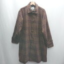 ◇ SITRY シトリー タータンチェック 長袖 トレンチコート サイズM ブラウン レディース E 【中古】