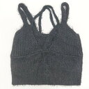 ◇ miette ミエット ノースリーブ ビスチェ サイズF ブラック系 レディース E 【中古】