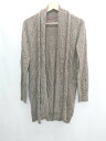 ◇ URBAN RESEARCH アーバンリサーチ 長袖 カーディガン サイズFREE ブラウン系 レディース E 【中古】(4)
