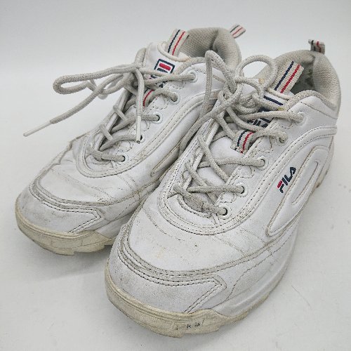 ◇ Θ FILA フィラ 5XM01006-125 スニーカー サイズ24.0 ホワイト レディース E 【中古】
