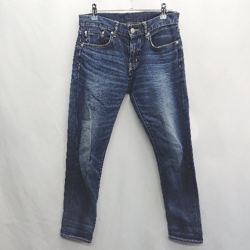 ◇ Θ SHIPS シップス ストレートデニムパンツ サイズXS インディゴブルー レディース E 【中古】