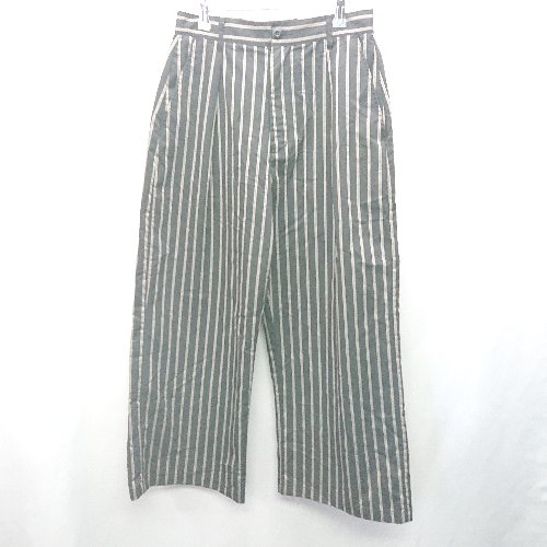 ◇ ZIP FIVE ジップファイブ ストライプ ストレートパンツ サイズS ネイビー系 レディース E 【中古】 ◇ ZIP FIVE ジップファイブ ストライプ ストレートパンツ サイズS ネイビー系 レディース E 【中古】