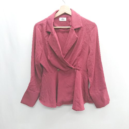 ◇ JULIA BOUTIQUE ジュリアブティック 長袖 チュニック サイズ2 レッド系 レディース E 【中古】