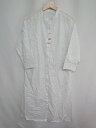 ◇ ◎●未使用●⊂ chocol raffine robe ストライプ柄 七分袖 ロング丈 ワンピース サイズF パステルブルー系 レディース E 【中古】