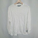 ◇ DISCUS ATHLETIC バックフォト ロゴプリント 長袖 ロンT サイズM ホワイト メンズ レディース E 【中古】(4)