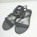 ◇ melissa+JASONWU メリッサ+ジェイソンウー サンダル サイズ25 1/2 ブラック系 レディース E 【中古】