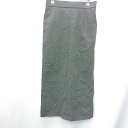 ◇ ⊇ LOWRYS FARM ローリーズファームファーム ロング丈 タイト スカート サイズL ブラック レディース E 【中古】