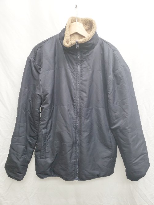 ◇ ⊇ KANGOL カンゴール × MONO-MART モノマート リバーシブル 長袖 ジャケット サイズXL ブラック ベー..