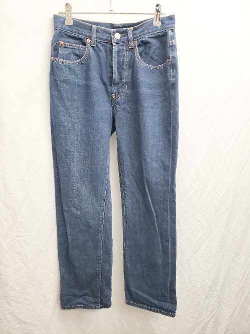 ◇ Θ GAP ギャップ ボタンフライ デニム ジーンズ パンツ サイズ表記無し ブルー系 レディース P 【中古】