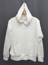 ◇ Θ NATURAL BEAUTY BASIC シンプル 長袖 プルオーバー パーカー サイズM アイボリー レディース P 【中古】