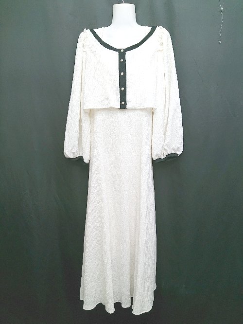 ◇ ⊂ RMAF リマインドミーアンドフォーエバー 前後2WAY キャミワンピース カーディガン サイズF アイボ..