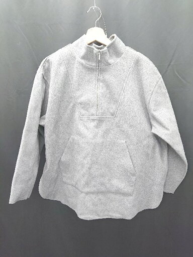 ◇ ⊇ chocol raffine robe ハーフジップ プルオーバー ジャケット トップス サイズF グレー レディース P 【中古】 ◇ ⊇ chocol raffine robe ハーフジップ プルオーバー ジャケット トップス サイズF グレー レディース P 【中古】