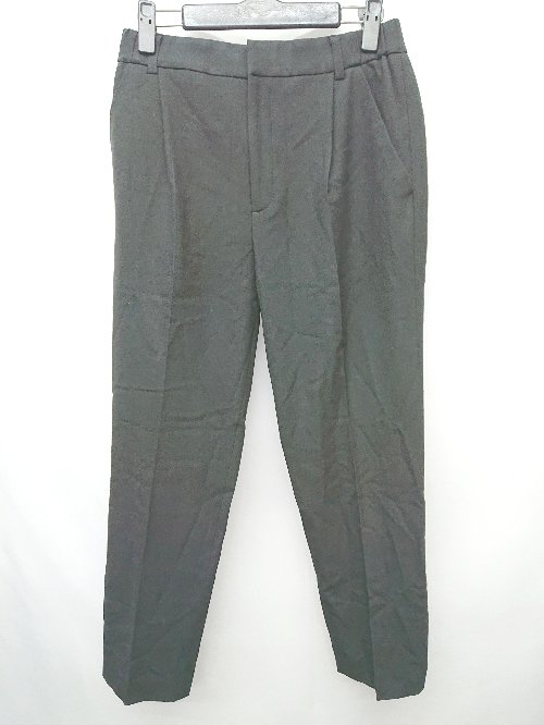 ◇ ⊇ illico イリコ タック スラックス サイズ38 ブラック レディース P 【中古】