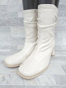 ◇ ⊇ Ortega e nee ショートブーツ サイズM ホワイト系 レディース メンズ P 【中古】