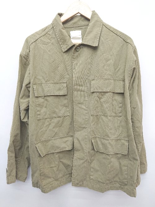 ◇ ⊇ SHENERY シーナリー ミリタリー ジャケット カーキ レディース P 【中古】