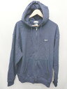 ◇ ⊇ THE CRAFT CREW PRODUCTS 裏起毛 長袖 ジップアップ パーカー サイズM ネイビー メンズ P 【中古】(4)