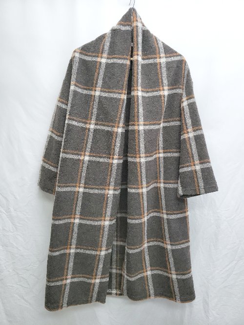 ◇ ⊇ Bou Jeloud ブージュルード チェック 長袖 コート サイズ38 ブラウン マルチ レディース P 【中古】