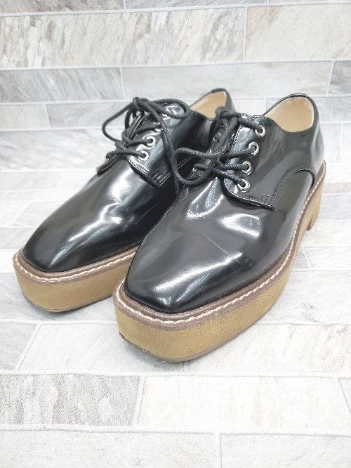 ◇ Θ archives アルシーヴ ドレスシューズ ローファー サイズM ブラック レディース P 【中古】