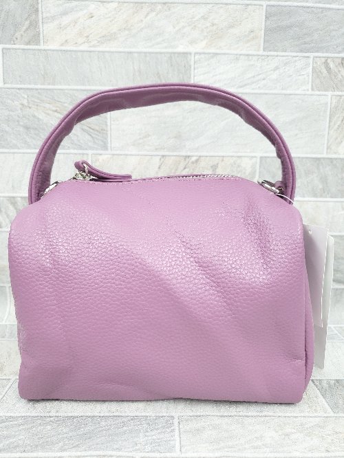 ◇ ◎●未使用●Θ Discoat ディスコート タグ付き ワンハンド ミニ ショルダー バッグ パープル レディース P 【中古】